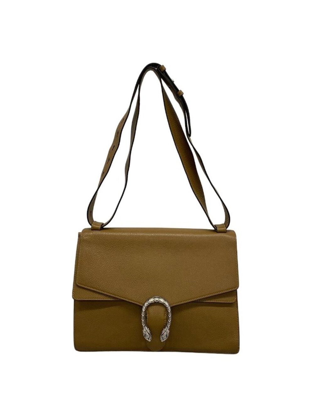 Gucci Shoulder Bag Dionysus Brown Leather